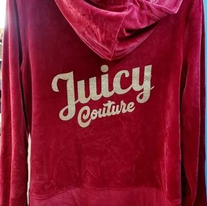 Burgundy velour piece Juicy  Courture